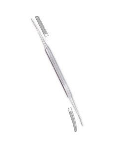 Hoekvijl dubbel recht/gebogen  