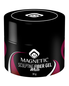 Magnetic Sculpting Fiber Gel White 30 g