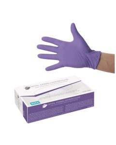 Ruck nitril handschoen paars