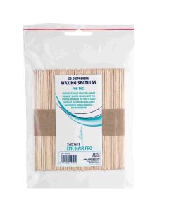 Houten spatels voor gelaat 50 stuks