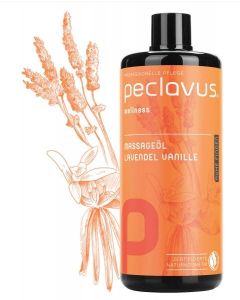 Peclavus wellness massage olie lavendel/vanille 500ml