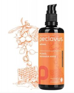 Peclavus wellness verzorgende olie macadamia/honing 100ml