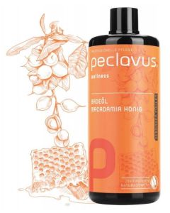 Peclavus wellness badolie macadamia/honing 500ml