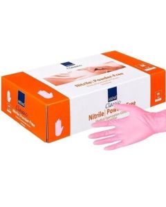 Abena Nitril Handschoenen Roze Cat III Poedervrij