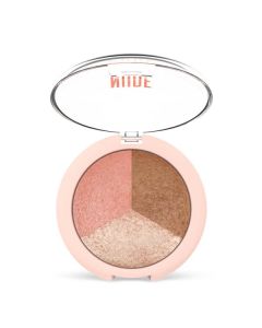 Golden Rose Nude Look Baked Trio Face Powder