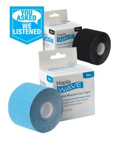 Hapla Wave Sporttape Blauw 5cm x 5m