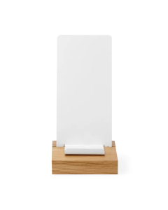 Houten brochurehouder