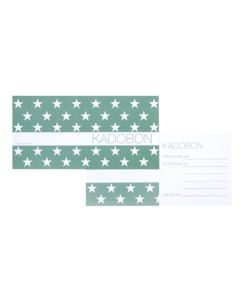 Cadeaubon sterren groen