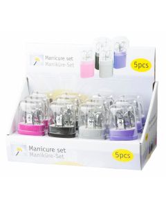 Manicureset 5-delig assorti