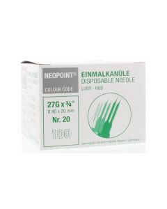 Steriele Naaldjes (100 stuks) 0,40 x 12mm