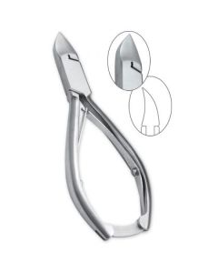  Pedicuretang RVS kromme bek 14 cm