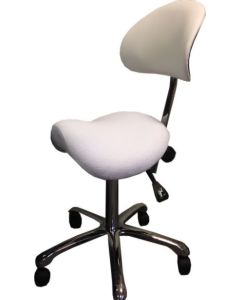 Stoelhoes Wit Tabouret Zitting