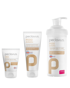 PODOdiabetic urea voetcrème met zilver