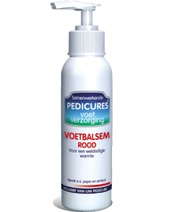 Samenwerkende Pedicures Voetbalsem Rood 150 ml