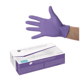 Ruck nitril handschoen paars