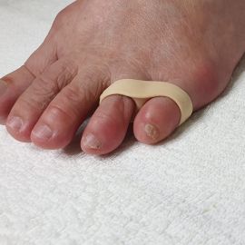 Pedisil Silver dubbele teenspreider S