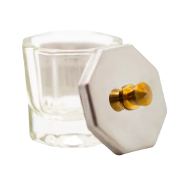 Small Glass Dappendish with Lid
