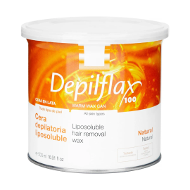 Depilflax natural strip wax in blik 400 ml