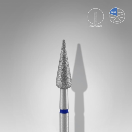 Diamant EXPERT nail drill pear (middel- bauw), 3.5 diameter
