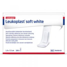Leukoplast soft white 19 x 72 mm, 100 stuks
