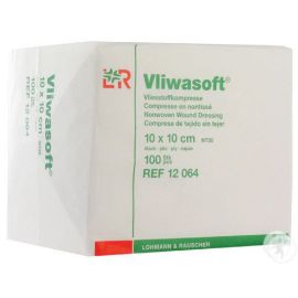 Vliwasoft non woven kompressen 10x10