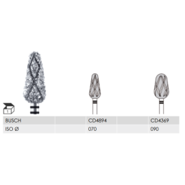 Busch Diamant CD 4869 (dubbel zwart)
