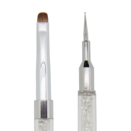 Rhinestone Pigment Brush & Dotting Tool