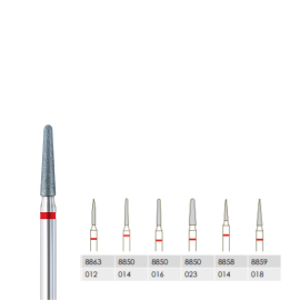 Busch Nagelwal Diamant Frezen (Rood)